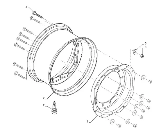 87380081 - обод колеса